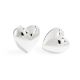 Women Romantic Jewelry Gift 925 Sterling Silver Electroforming Big Heart Star Design Honeymoon Statement Stud Earrings(Pre-Sale)