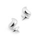 Classic Fine jewelry Designer New Spiral Shape Ice Cream S999 Sterling Silver Electroforming Gold Plated Big Stud Earrings