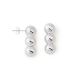 Chunky Jewelry Electroforming Hollow Office Round Beads S999 Sterling Silver Gold Plated Big Statement Earrings