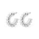 Hollow Chunky Electroforming Earrings Large Light 999 Sterling Silver Exaggerated Jewelry Bold Extra Large Statement Earrings